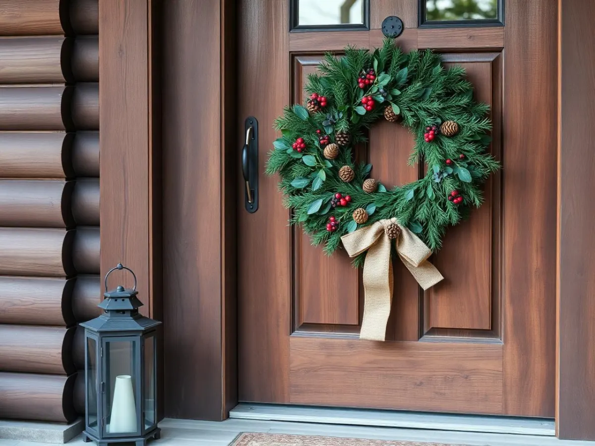 Foraged Front Door Wreath