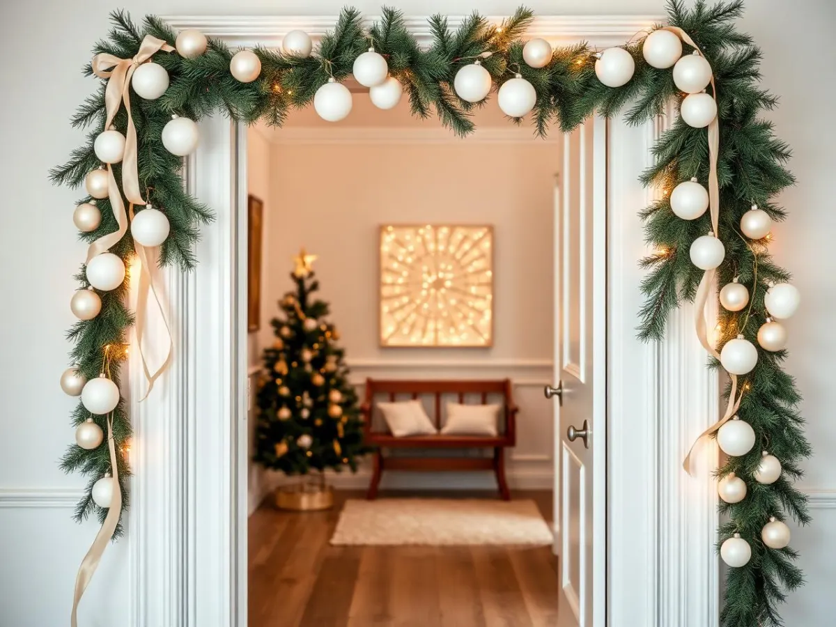 Cream Doorway Garland