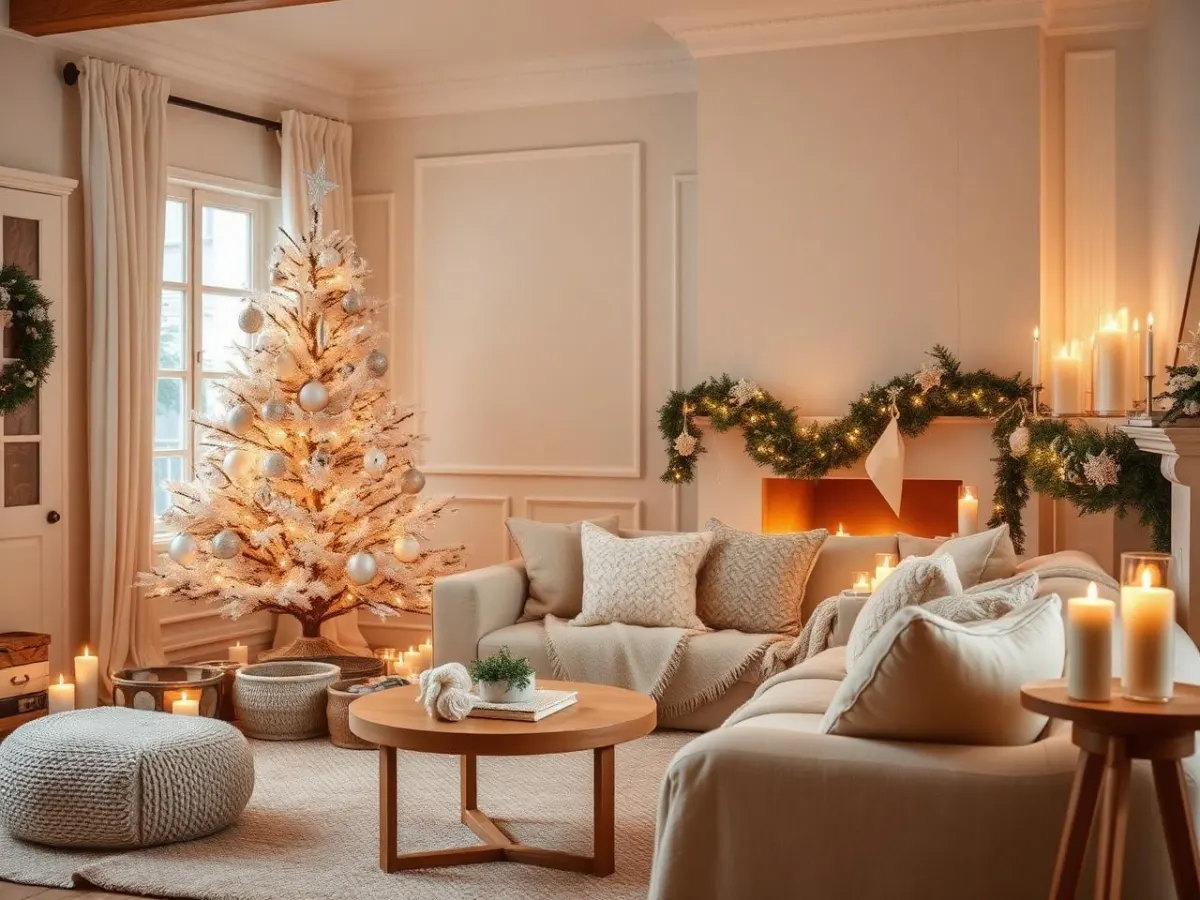 Warm White Living Room