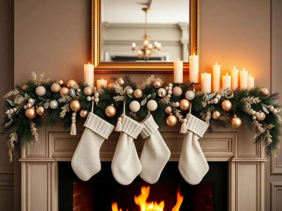 Gilded Mantel