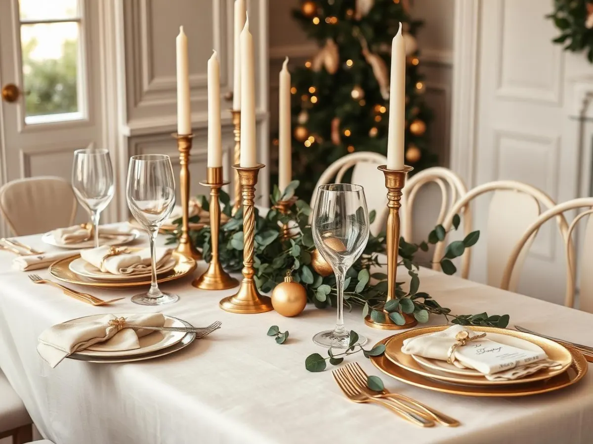 Champagne Dining Table