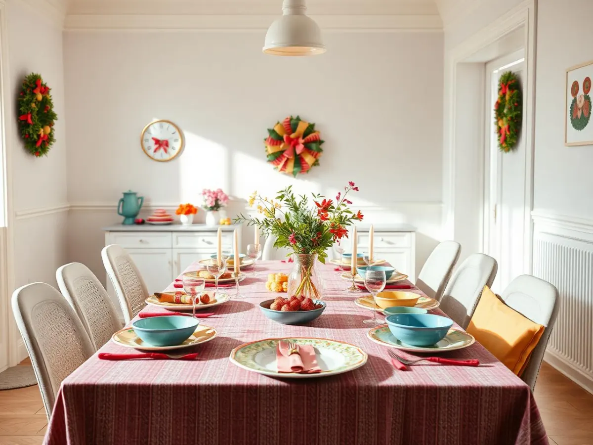 Family Christmas Table