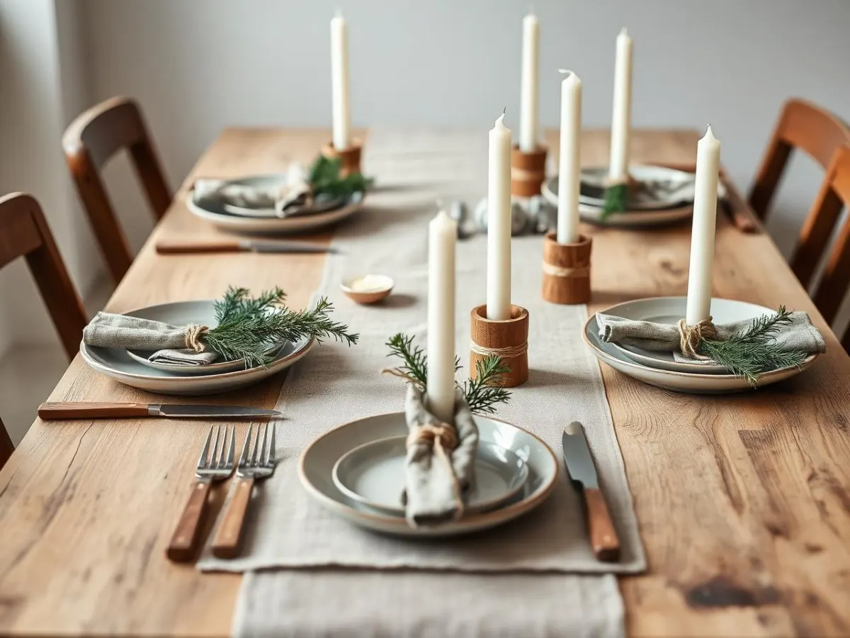 Nordic Table Setting